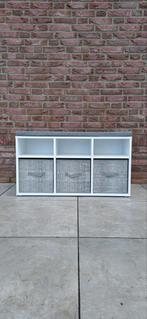 Schoenenkast, schoenenkast wit met grijs 87x30x50, Ophalen, Nieuw