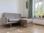 Kragelund Egsmark Scandinavische design bank + hocker, Huis en Inrichting, Banken | Bankstellen, Ophalen, Zo goed als nieuw