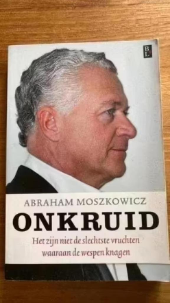Onkruid - abraham moszkowicz, Boeken, Biografieën, Gelezen, Sport, Ophalen of Verzenden