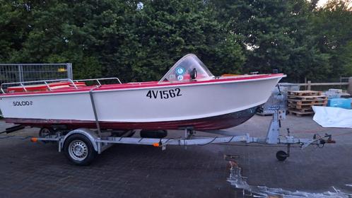 Solcio Super Tempest, Watersport en Boten, Speedboten, Gebruikt, 3 tot 6 meter, Benzine, 70 tot 120 pk, Polyester, Binnenboordmotor