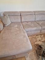 Mooie lounge bank met slaapfunctie en opberg ruimte, Huis en Inrichting, Banken | Sofa's en Chaises Longues, Ophalen, Zo goed als nieuw