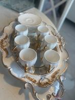 Karaca Turkse Koffie Set + Dienblad, Huis en Inrichting, Ophalen of Verzenden, Zo goed als nieuw, Overige stijlen, Kop(pen) en/of Schotel(s)