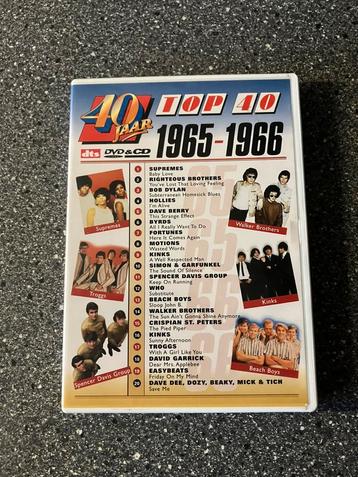 40 Jaar Top 40 (1965 - 1966) Dvd+Cd beschikbaar voor biedingen