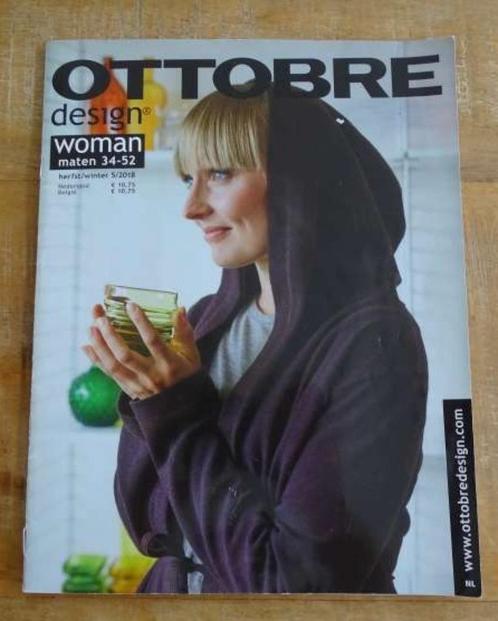 Ottobre design woman maat 34 t/m 54 herfst winter 5/2018, Hobby en Vrije tijd, Kledingpatronen, Zo goed als nieuw, Vrouw, Overige merken