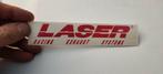 Laser motor racing exhaust vintage sticker, Ophalen of Verzenden