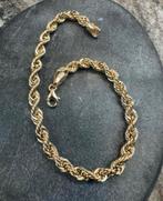 14K gouden rope armband, Ophalen of Verzenden, Zo goed als nieuw, Goud, Goud