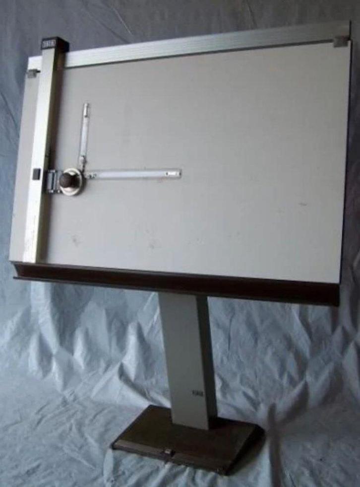 ISIS A0 tekentafel  met rechtshandige machine, Doe-het-zelf en Verbouw, Tekentafels, Zo goed als nieuw, 170 cm of meer, Ophalen