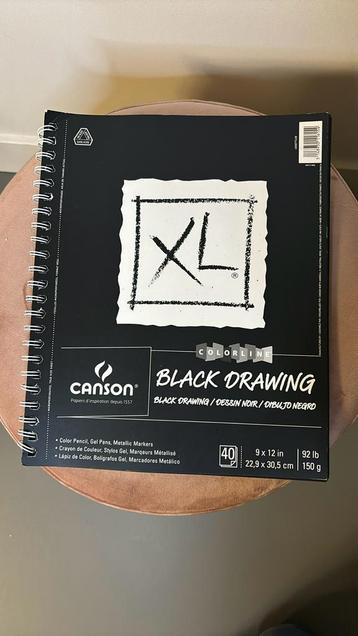Tekenen op zwart papier paket