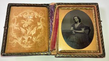 Antieke Daguerreotype? Etui met foto