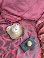 Antieke inktpot en stempelkussen, Antiek en Kunst, Verzenden