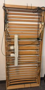 Te koop elektrische lattenbodem 90x200, Huis en Inrichting, Ophalen, Zo goed als nieuw, Eenpersoons, 90 cm