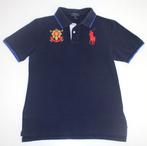 Ralph Lauren polo navy rode bigpony maat L 14-16y = maat 164, Ophalen of Verzenden, Zo goed als nieuw, Shirt of Longsleeve, Jongen