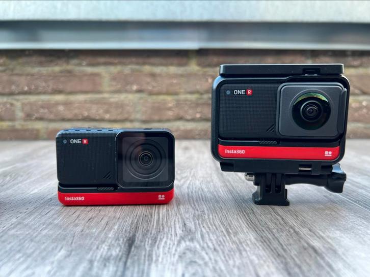 Insta360 ONE R Twin Edition (Action Camera) met veel extra’s, Audio, Tv en Foto, Actiecamera's, Gebruikt, Overige merken, Ophalen of Verzenden