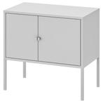 IKEA Lixhult metalen kast dressoir kantoor grijs, Ophalen, 50 tot 100 cm, Zo goed als nieuw, Metaal