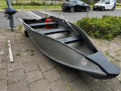 Opvouwbare Porta-Bote 12ft met Yamaha 4pk buitenboordmotor, Watersport en Boten, Bootonderdelen, Gebruikt, Motor en Techniek, Motorboot