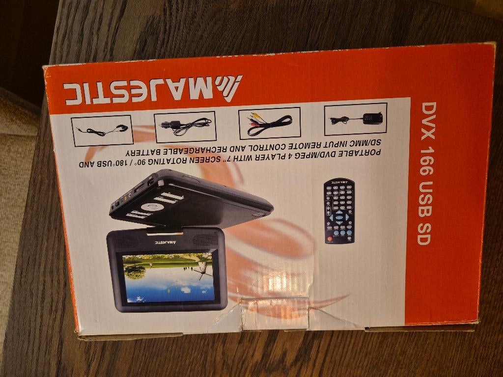 Dvd speler majestic dvx 166 usb sd, Ophalen of Verzenden, Gebruikt, Dvd-speler, Overige merken