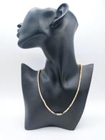 Parelketting met zilveren slot, 45,5 cm, Gebruikt, Info@zilverwebsite.nl, Verzenden, Zilverwebsite.nl