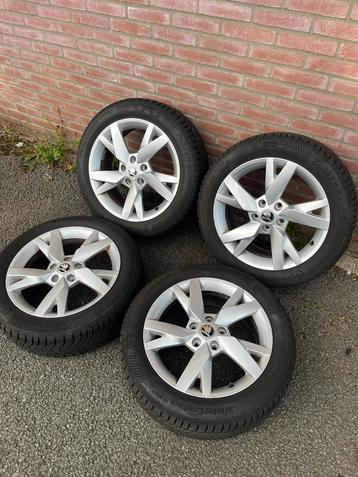Orig. Skoda Octavia velgen, 17 inch! Winterset 8mm 5x112 beschikbaar voor biedingen