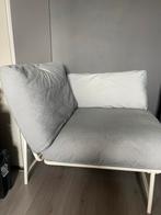 IKEA Hoekstoel Wit Metaal Grijs, Huis en Inrichting, Stoelen, Ophalen, Zo goed als nieuw, Metaal, Eén