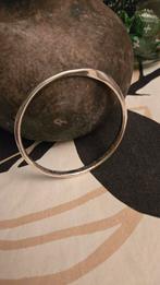 Vintage 8 Bracelet silver toned twist bangle, Ophalen of Verzenden, Zo goed als nieuw, Zilver, Staal