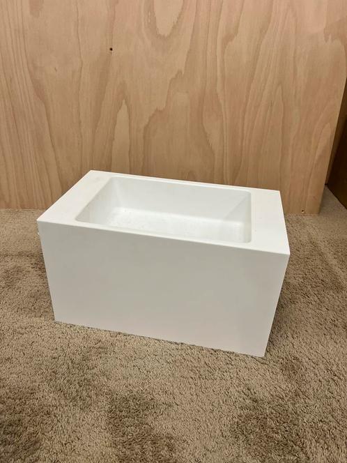 Fontein Hi-macs S28 alpine white NIEUW, Huis en Inrichting, Badkamer | Badkamermeubels, Zo goed als nieuw, Wasbak of Wastafel