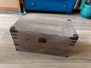 Vintage opbergkist beschikbaar voor biedingen
