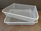 Ikea Komplement 2x Fijndraadmand met uittrekrail 75x58 cm, Ophalen, Zo goed als nieuw