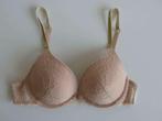 Hunkemoller pushup BH nude met gouden bandjes maat 70B, Hunkemöller, Verzenden, Beige, BH