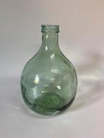 Prachtige oude vintage groen glazen gistfles met merkteken, Ophalen of Verzenden