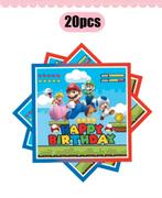 Super Mario Verjaardag Servetten - Nieuw!, Ophalen of Verzenden, Nieuw