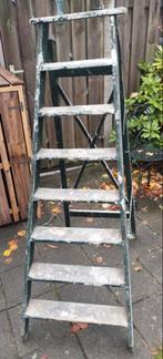 Originele houten schilderstrap, Doe-het-zelf en Verbouw, Ladders en Trappen, Ophalen, Gebruikt, Trap, Opvouwbaar of Inschuifbaar