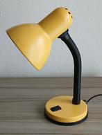 Vintage Memphis Milano Stijl gele bureau lamp 1990s, Ophalen, Gebruikt, Minder dan 50 cm