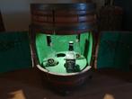 Drank bar wijnvat. Eikenhout met verlichting., Ophalen, Gebruikt
