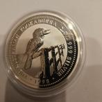 Kookaburra zilveren munt 2oz 1998, Ophalen of Verzenden, Losse munt, Zilver