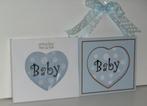 BABY BLAUW KRAAMKADO, WANDDECORATIE Appletree NIEUW, -, -, Nieuw, Ophalen of Verzenden