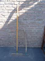 2 Tuin harken: Grote hark en kinder harkje., Tuin en Terras, Hand-tuingereedschap, Ophalen, Gebruikt, Hark