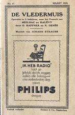 Tekstboekje De Vledermuis operette Johann Strauss 1928, Gelezen, Artiest, Ophalen of Verzenden, Johann Strauss