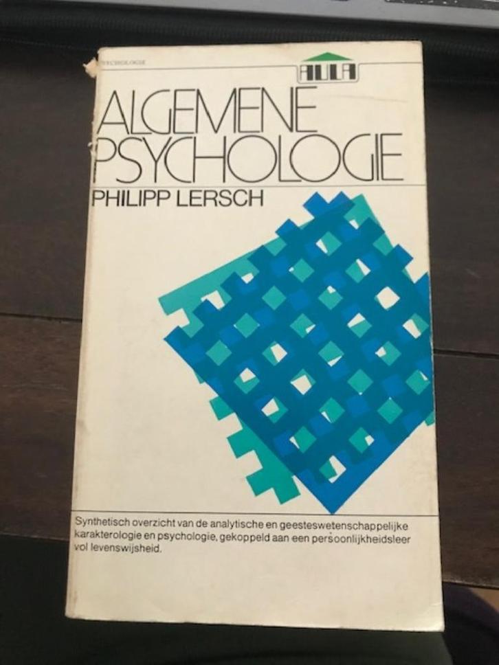 Algemene psychologie - Philipp Lersch, Boeken, Psychologie, Gelezen, Ophalen of Verzenden