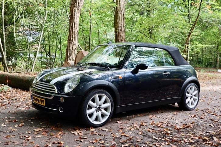 Mini Cooper Cabrio 1.6 | Astro Black  | NAP | Chrono-pakket, Auto's, Mini, Bedrijf, Cabrio, ABS, Airbags, Airconditioning, Alarm