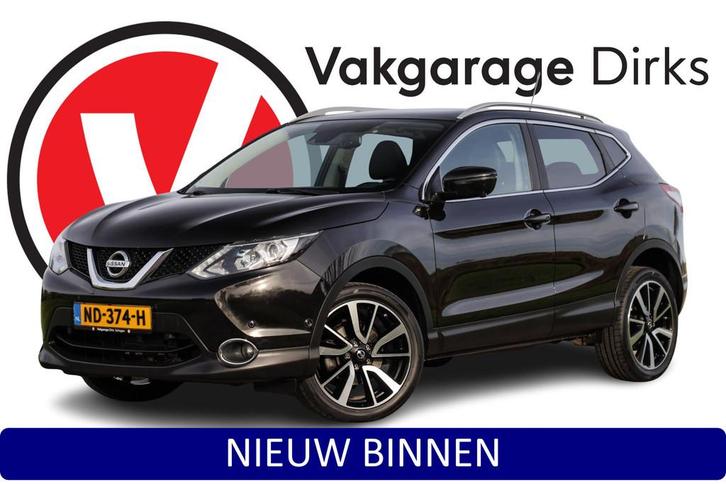 Nissan Qashqai 1.2 Turbo Aut. Tekna ✅ LED ✅ Pano ✅ Led, Auto's, Nissan, Bedrijf, Te koop, Qashqai, 360° camera, ABS, Achteruitrijcamera