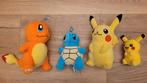 Vier pokemon knuffels Pikachu Charizard Squirtle, Verzamelen, Ophalen of Verzenden, Zo goed als nieuw