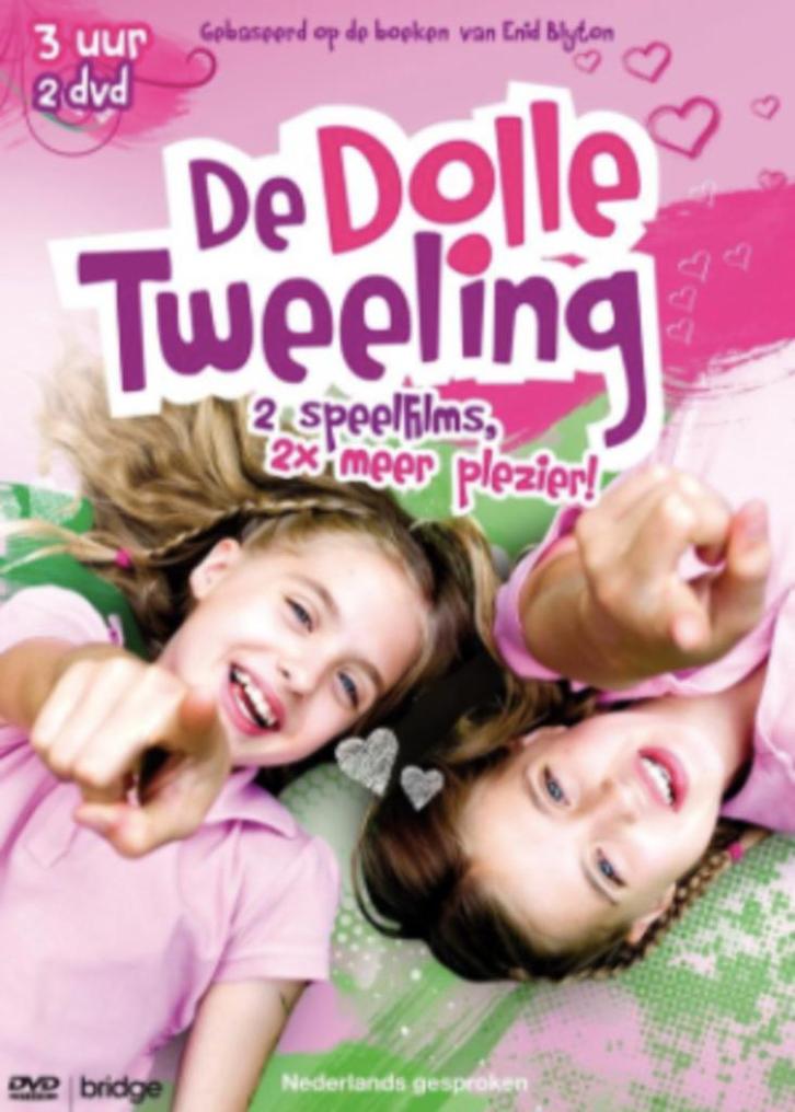 De Dolle Tweeling 1 & 2 - DVD boxset - nieuwstaat, Cd's en Dvd's, Dvd's | Kinderen en Jeugd, Zo goed als nieuw, Film, Avontuur