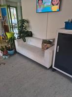 Witte Gebruikte Bank - Schoolgang, Huis en Inrichting, Banken | Bankstellen, Gebruikt, Eenvoudig, 150 tot 200 cm, Driepersoons