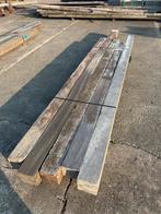 5 hardhouten palen 15x15 centimeter. Minimaal 3,3 meter lang, Ophalen, Zo goed als nieuw, 250 cm of meer, Palen