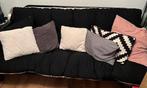 slaapbank, Ophalen, Zo goed als nieuw, Tweepersoons, Zwart