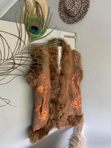 Afghaanse waistcoat M L bohemian lammy gilet beschikbaar voor biedingen
