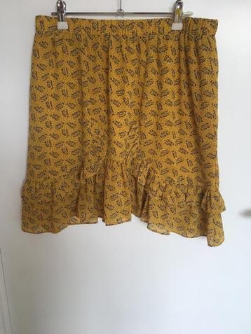 CoCouture Lavender Spring mini skirt maat M geel beschikbaar voor biedingen