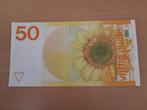 zonnebloem 50 gulden bankbiljet, Postzegels en Munten, Bankbiljetten | Nederland, Los biljet, 50 gulden, Ophalen
