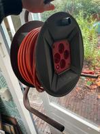 Verlengsnoer op haspel 10 meter, Ophalen, Gebruikt, Kabel of Snoer