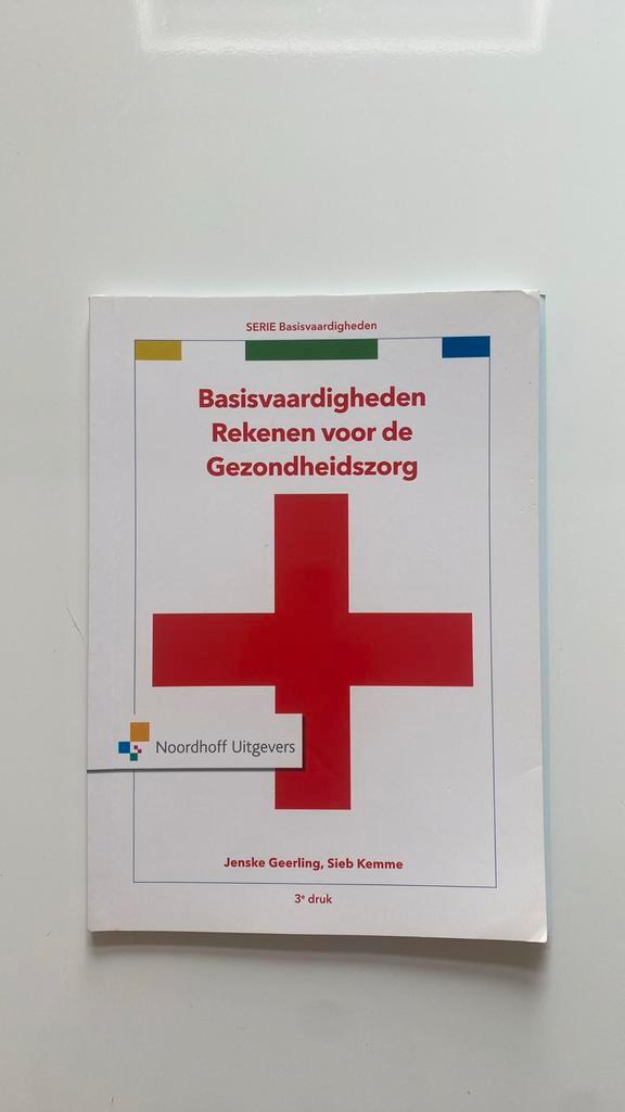 Basisvaardigheden rekenen voor de gezondheidszorg, Boeken, Studieboeken en Cursussen, Zo goed als nieuw, Niet van toepassing, Verzenden